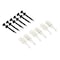 Hangman Products Hangman Bear Claw White Self-Drilling Wall Hangers w/Anchors 100 lb 6 each BCDSS6 - alternate 1